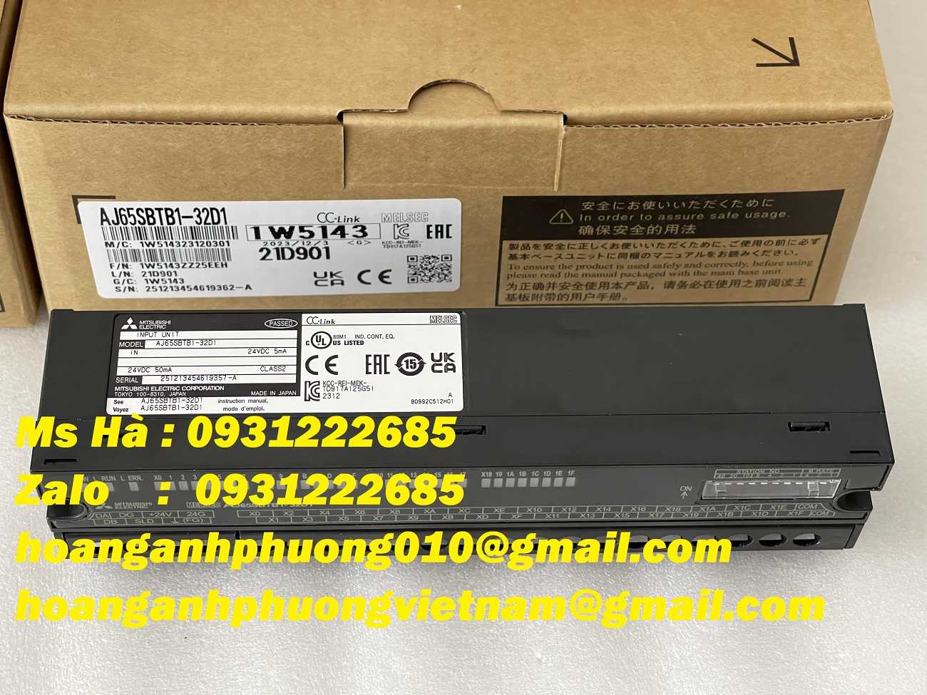 Mô đun I/O nhỏ gọn AJ65SBTB1-32D1 hãng mitsubishi